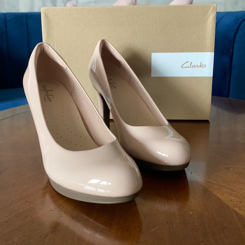 NWT Clark’s Adriel Viola Pumps in Dusty Pink